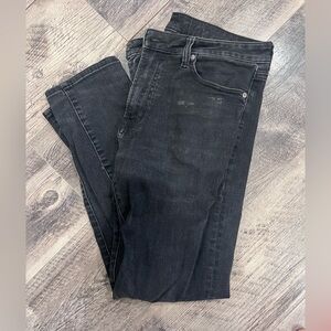 American Eagle Outfitters Men's Black Slim Straight Jeans